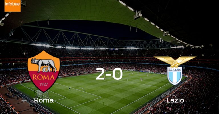 Tres puntos para el equipo local: AS Roma 2-0 Lazio