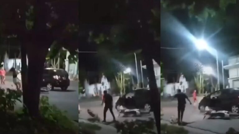 Saladillo: un padre golpeó salvajemente a su hija por no usar casco en la moto