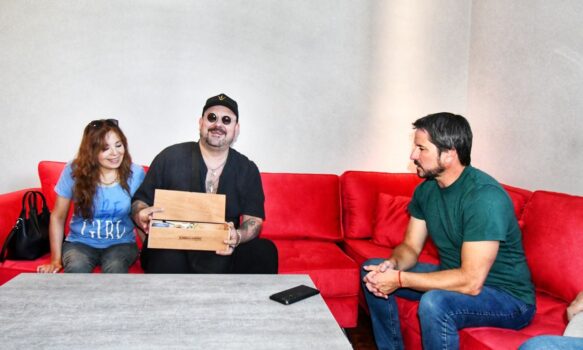 El intendente Merino recibió a Nicolás Favio