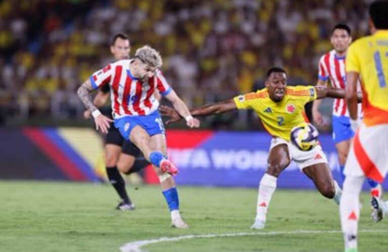 Paraguay amargó a Colombia: mostró su cara ofensiva, remontó dos goles y se llevó un empate