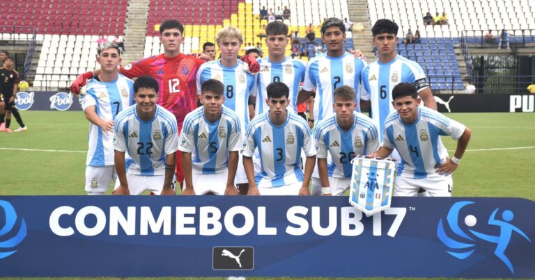 Argentina vs. Colombia, por el Sudamericano Sub 17: día, horario y cómo ver