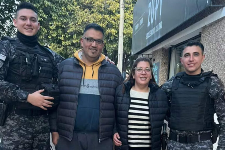 Córdoba: un rescate policial con final feliz y una invitación que emociona