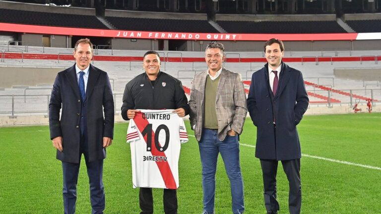 River hizo oficial el regreso de Juan Fernando Quintero mientras ya prepara la llegada de otros dos refuerzos
