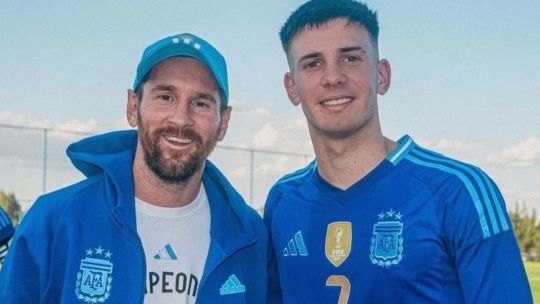Franco Mastantuono aseguró que Lionel Messi «es el mejor jugador del mundo»