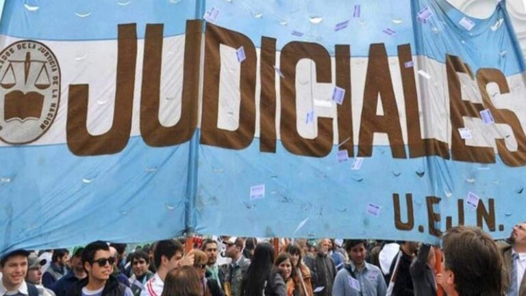 Empleados judiciales realizan medidas de fuerza