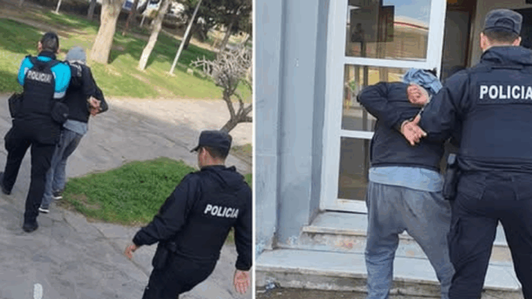 Quiso robar herramientas de un auto estacionado en el centro