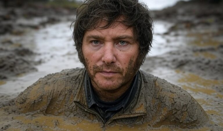 Las fuerzas del cielo quedaron por el piso y embarradas hasta el cuello