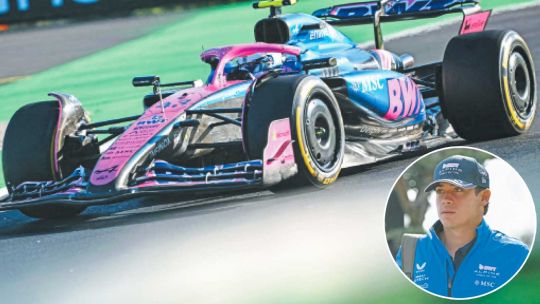 Colapinto se quejó por las altas temperaturas