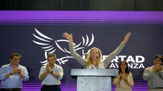 Karina Milei encabezó en Tucumán el lanzamiento de La Libertad Avanza junto a Martín Menem y Lisandro Catalán