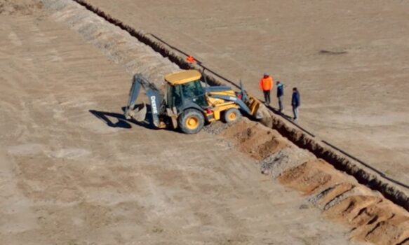 Rawson: Continúan los trabajos para dotar de servicios a los lotes del programa LOTEAR social y LOTEAR inversión