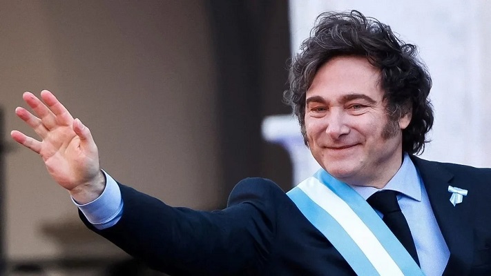 Javier Milei hace campaña en Córdoba