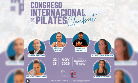 Trelew será sede del Congreso Internacional de Pilates en noviembre