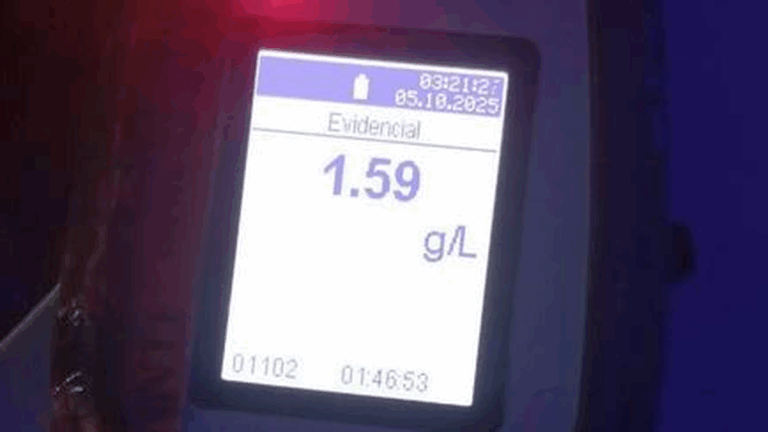 Tres conductores dieron positivo en alcoholemia durante controles el fin de semana