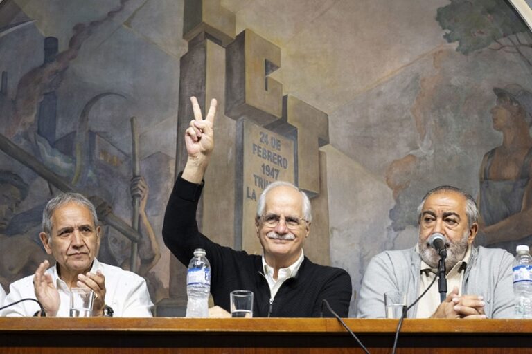 La CGT llamó a reventar las urnas con Fuerza Patria