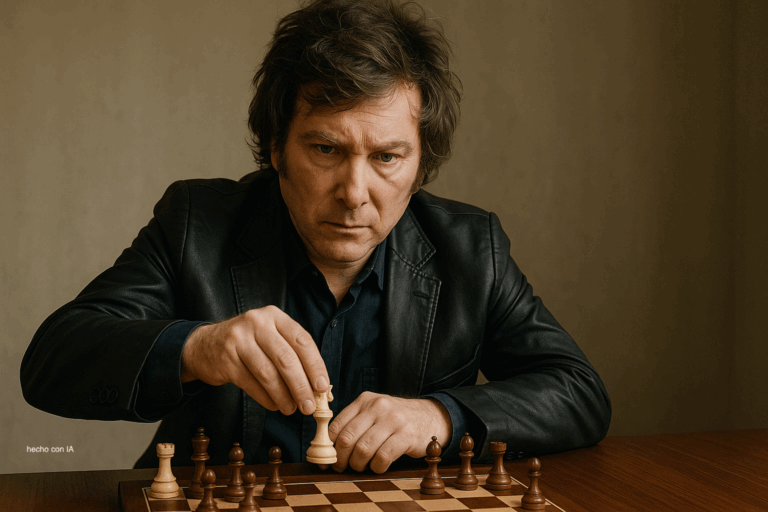 Milei analiza cambios post electorales