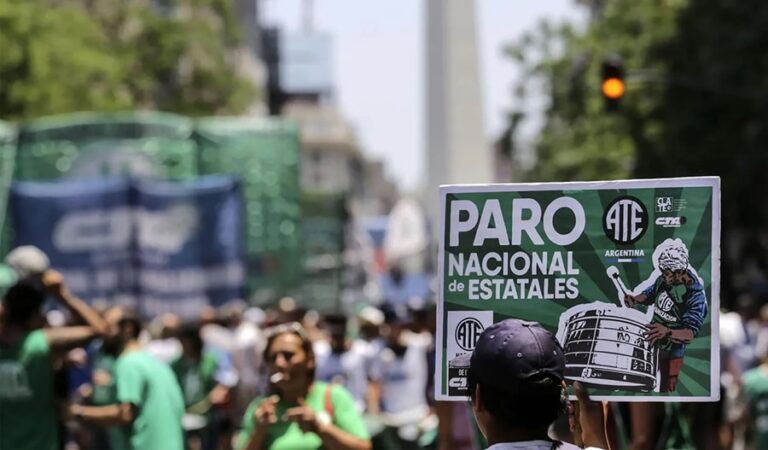 ATE: Descontarán el día a quienes adhieran a la protesta