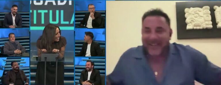 Se le escapó? El Turco Mohamed tuvo un descuido íntimo en plena entrevista y quedó en posición adelantada