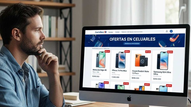 Carrefour vende celulares en cuotas sin interés y descuentos de hasta 50%
