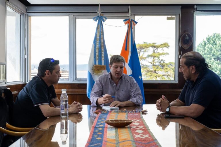 Melella recibió al secretario de la UOM Río Grande Oscar Martínez