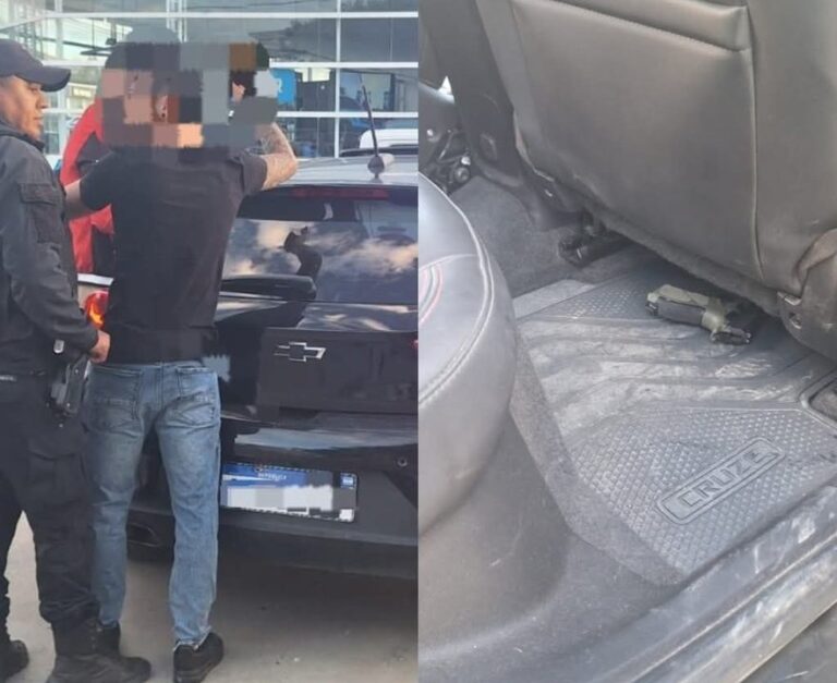 Comodoro: amenazó a varias personas a la salida de un boliche y le encontraron un pistolón en su auto