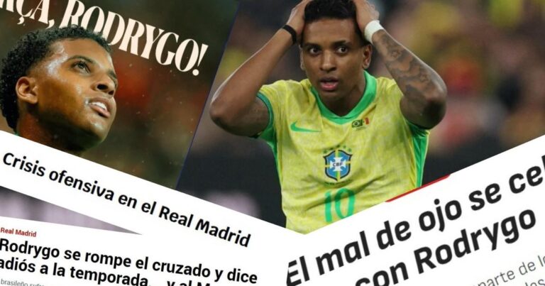 Las repercusiones en Brasil y España por la grave lesión de Rodrygo