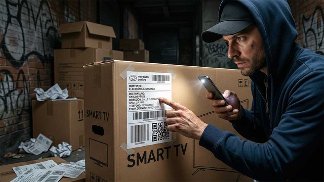 Robo de datos: debo tomar recaudos al tirar etiquetas de envío de paquetes de Mercado Libre?