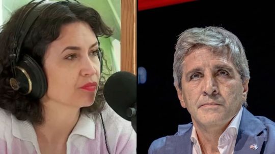 Julia Mengolini propone guillotina para Luis «Toto» Caputo
