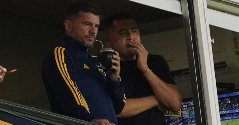 Como nunca se lo vio: la efusiva reacción de Riquelme tras el empate de Boca ante San Lorenzo