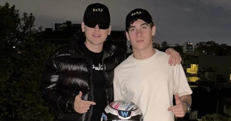 El meme que subió Bizarrap para celebrar el 10 lugar de Franco Colapinto en el GP de China