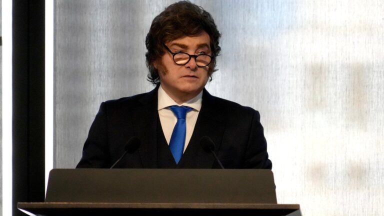 Javier Milei pidió que vuelquen los dólares al mercado, cargó contra los «idiotas ambientalistas» y las «regulaciones cavernícolas»