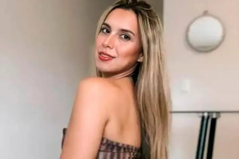 Agostina Páez, abogada argentina, en una audiencia judicial.