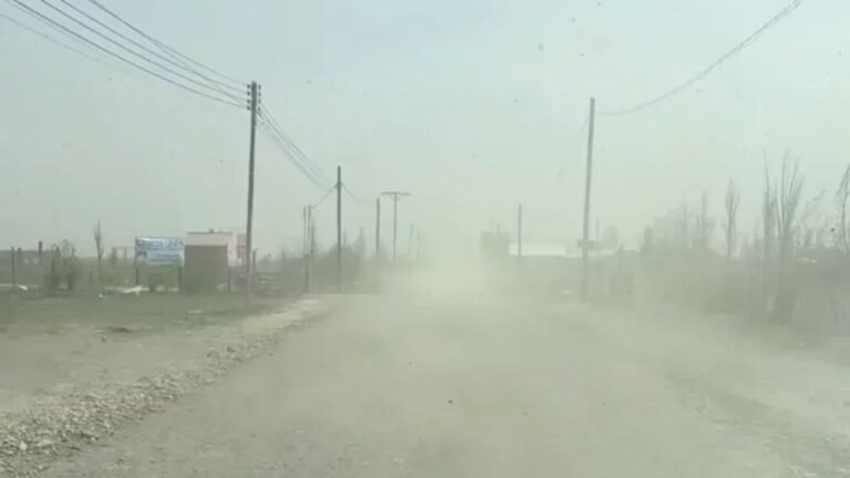 Viento fuerte en Comodoro Rivadavia, Chubut