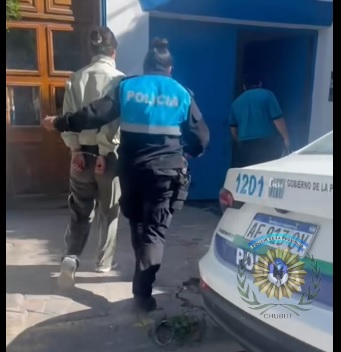 Zona céntrica de Puerto Madryn, Chubut, donde se realizó la detención.