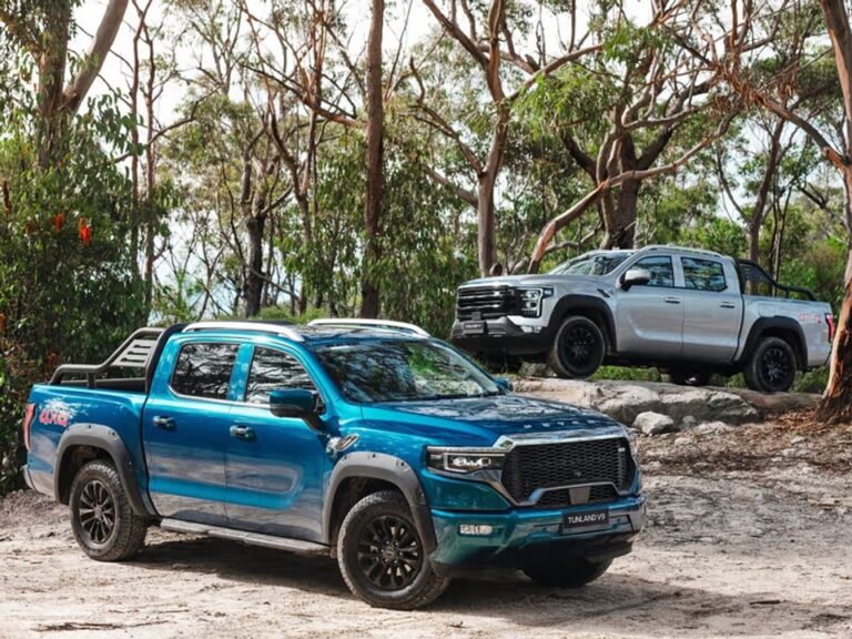 Foton Tunland V7 y V9, dos pickups grises presentadas en Argentina