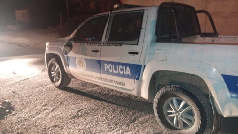 Vista de la calle en el barrio Ceferino de Esquel, donde ocurrió el ataque
