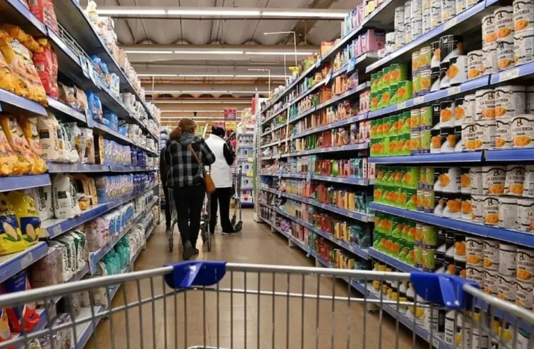 Gráfico con la evolución de la inflación en los últimos meses en Argentina
