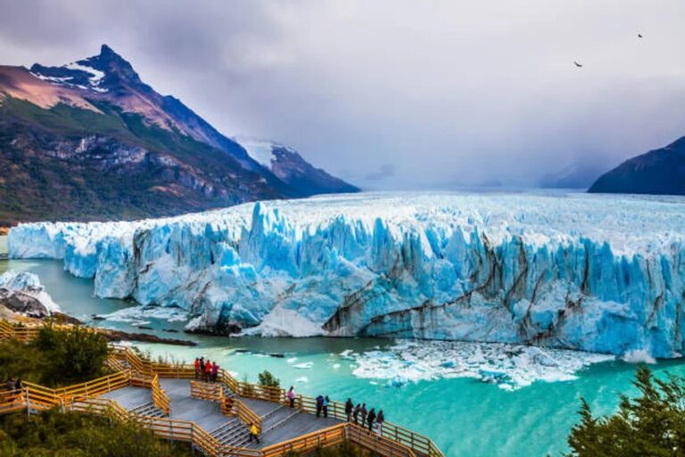 Glaciar en la provincia de Santa Cruz, Argentina
