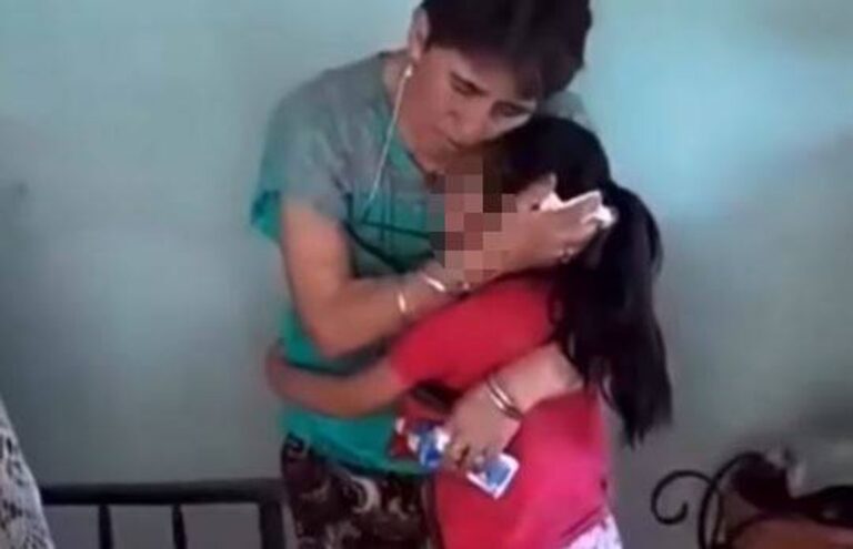Ilustración de una niña y un adulto en un contexto familiar, representando el debate sobre custodia.