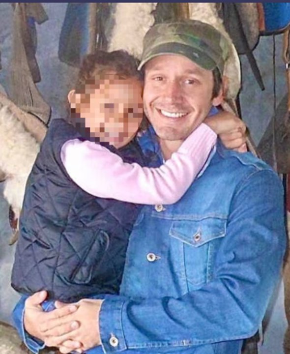 Benjamín Vicuña junto a su hija Blanca en imagen de archivo