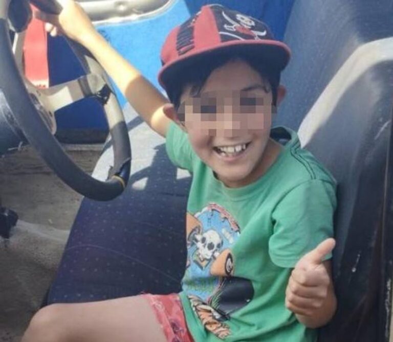 Fotografía de Benjamín Máximo Albornoz, niño de 10 años desaparecido en Trelew