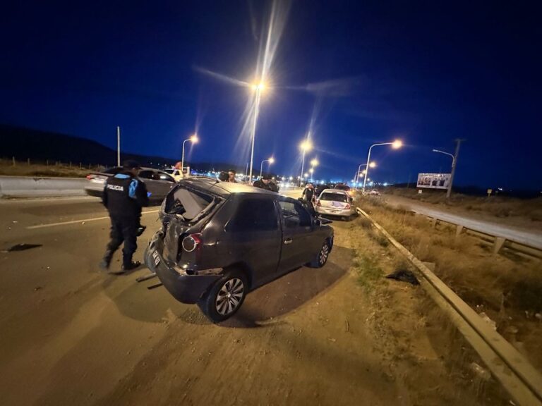 Vehículos involucrados en choque en cadena en la Ruta 3 de Comodoro Rivadavia