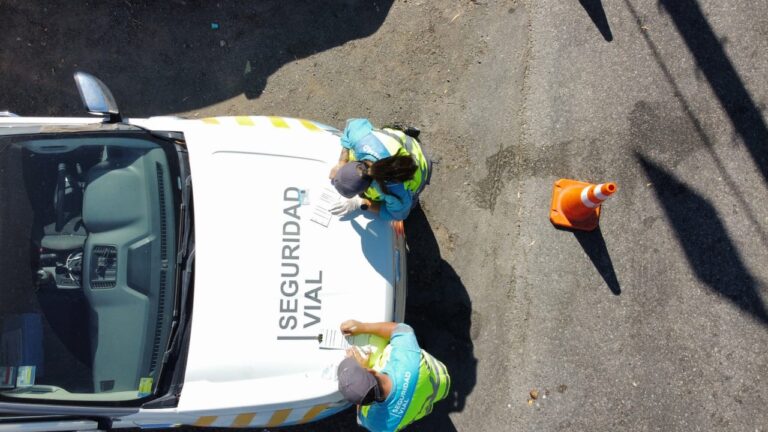Control de alcoholemia de la ANSV en la Ruta 25 de Rawson