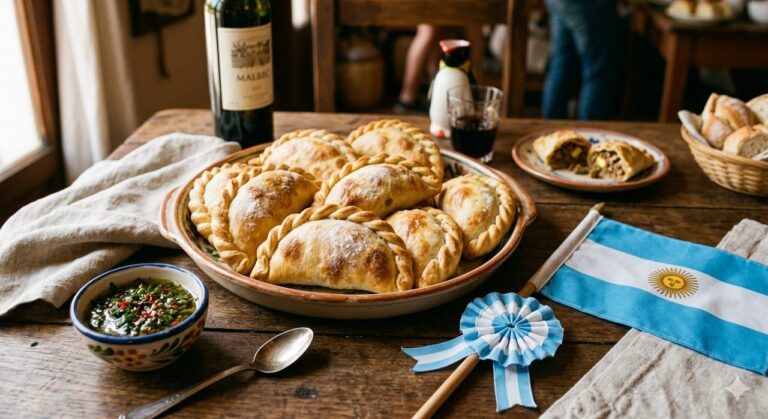 Docena de empanadas en una rotisería de Comodoro Rivadavia