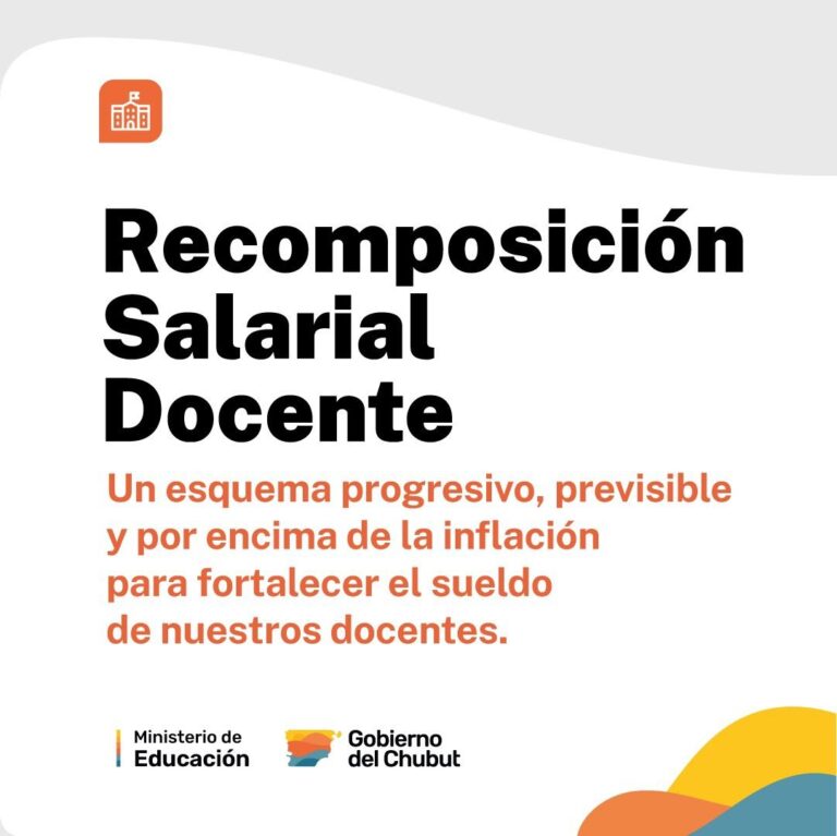 Imagen ilustrativa de docentes en un aula de Chubut