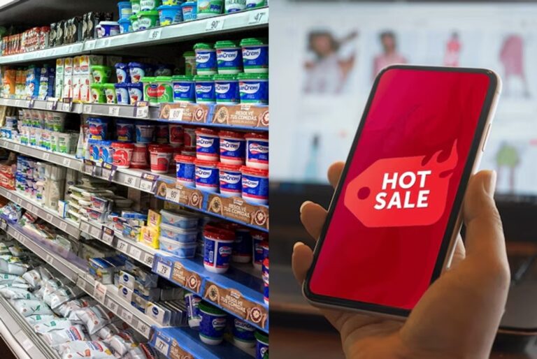 Persona realizando compras online desde un dispositivo móvil en Chubut durante el Hot Sale 2026