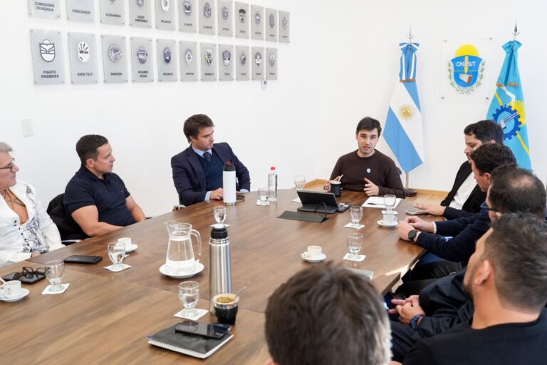 Sesión de la Legislatura de Chubut donde se aprobó la Ley Antimafias