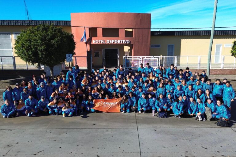 Delegación de jóvenes deportistas de Chubut en los Juegos Epade 2026