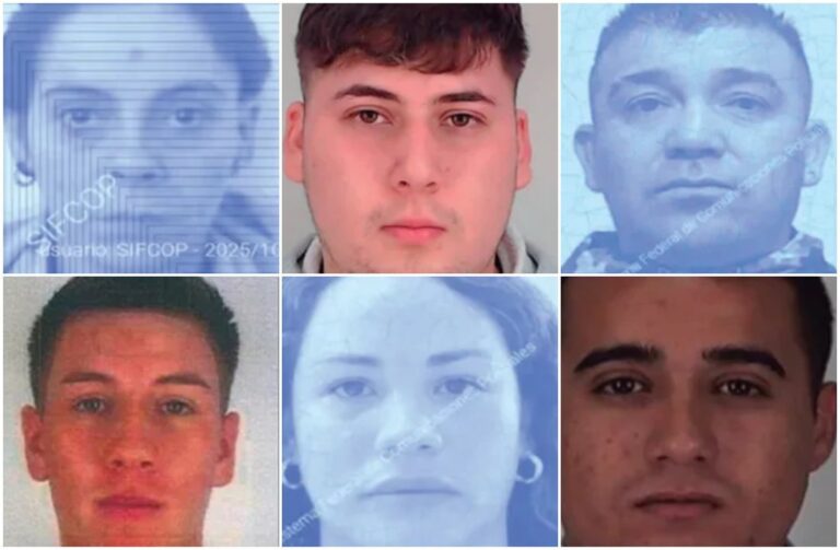 Afiche de búsqueda de prófugos por tráfico de armas
