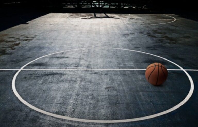Imagen ilustrativa de una cancha de básquet