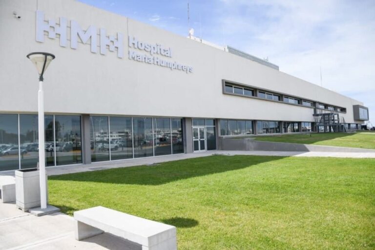 Fachada del nuevo Hospital María Humphreys en Trelew